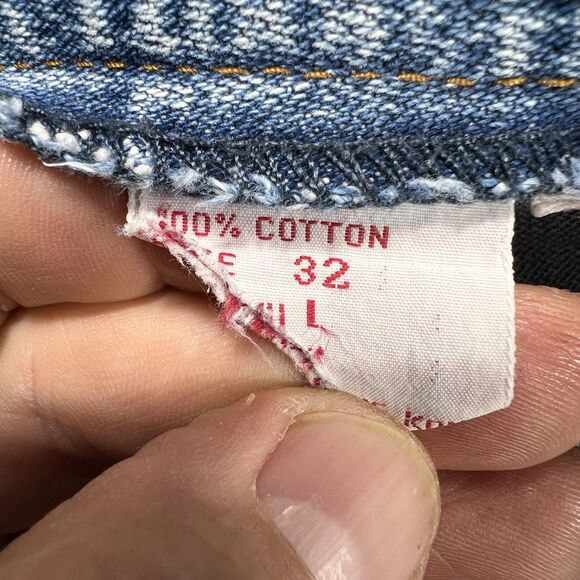 Vintage Jordache Women’s Jeans Size 32 (28x27) High Rise Straight Leg 90s Grunge - Picture 8 of 12